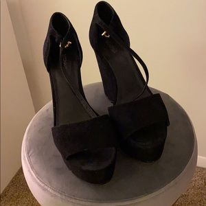 Michael Kors Claire Suede Wedge